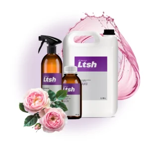 Hidrolato de rosa damascena para tonico facial de lujo