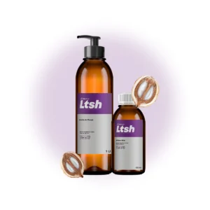 Aceite de Babassu Virgen Orgánico LTSH prensado en frío para cuidado de piel y cabello