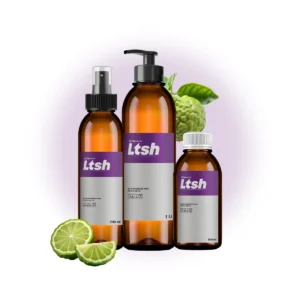 Frasco de aceite esencial de bergamota de calabria pura para relajación