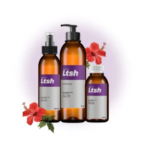 Aceite de Hibisco Virgen de LTSH para tratamiento facial antiedad y capilar