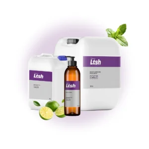 Aceite de masaje Vitality de LTSH con esencias de toronja lima y menta