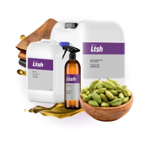 Room Spray Dupé Santal LTSH aroma sándalo y maderas para hoteles y hogar