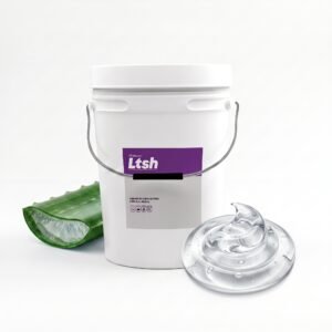 Cubeta con gel de aloe vera de grado cosmético a granel — LTSH
